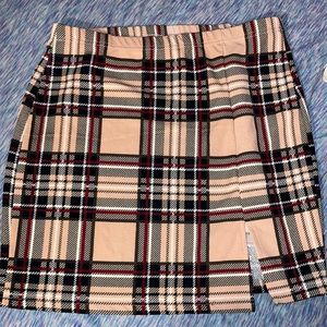 Plaid skirt
